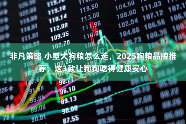 非凡策略 小型犬狗粮怎么选，2025狗粮品牌推荐，这3款让狗狗吃得健康安心