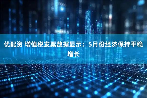 优配资 增值税发票数据显示：5月份经济保持平稳增长