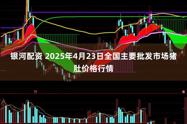 银河配资 2025年4月23日全国主要批发市场猪肚价格行情