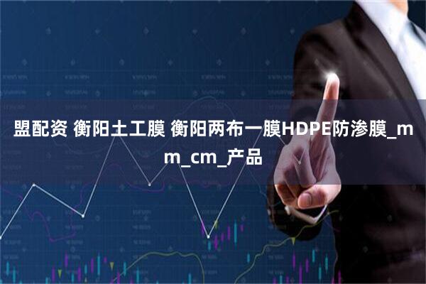 盟配资 衡阳土工膜 衡阳两布一膜HDPE防渗膜_mm_cm_产品